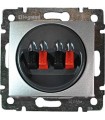 Двойная аудиорозетка розетка для колонок Legrand Valena, алюминий {PRODUCT_REFERENCE}