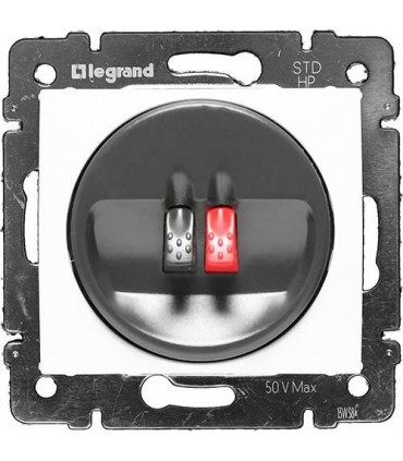 Одиночная аудиорозетка розетка для колонок Legrand Valena, белый {PRODUCT_REFERENCE}