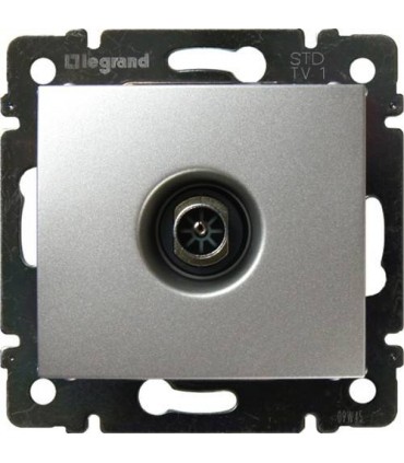 ТВ розетка звезда 1.5 дБ - 2400 МГц, Legrand Valena, алюминий {PRODUCT_REFERENCE}