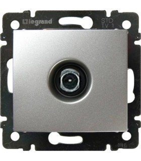 ТВ розетка оконечная 10 дБ - 2400 МГц, Legrand Valena, алюминий {PRODUCT_REFERENCE}
