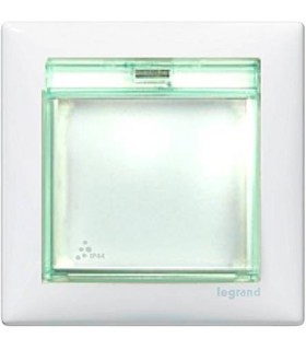 Рамка на 1 пост влагозащищенная IP 44 с крышкой Legrand Valena, белый {PRODUCT_REFERENCE}