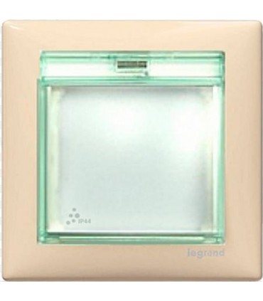 Рамка на 1 пост влагозащищенная IP 44 с крышкой Legrand Valena, слоновая кость {PRODUCT_REFERENCE}