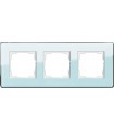 Рамка на 3 поста Gira Esprit Glass C, салатовое стекло 0213518