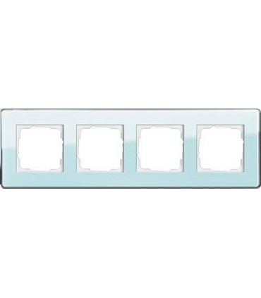Рамка на 4 поста Gira Esprit Glass C, салатовое стекло 0214518