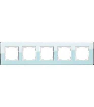 Рамка на 5 постов Gira Esprit Glass C, салатовое стекло 0215518