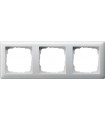 Рамка на 3 поста Gira Standard 55, белый глянец 021303