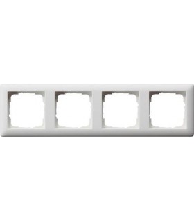 Рамка на 4 поста Gira Standard 55, белый матовый 021404
