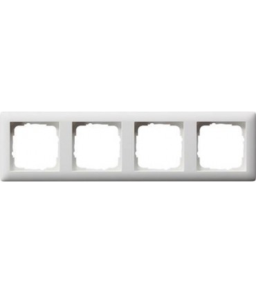Рамка на 4 поста Gira Standard 55, белый матовый 021404