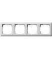 Рамка на 4 поста Gira Standard 55, белый матовый 021404