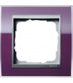 Рамка на 1 пост Gira Event Clear, фиолетовый/алюминий 0211756