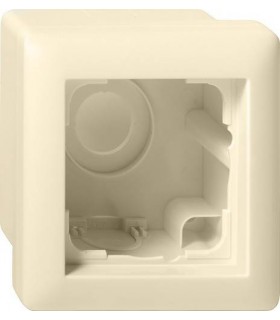 Рамка подъемная на 1 пост для накладного монтажа Gira Standard 55, кремовый глянец 006101