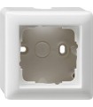 Рамка подъемная на 1 пост для накладного монтажа Gira Standard 55, белый глянец 006103