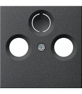 Накладка TV/FM/SAT розетки Gira System 55, антрацит 086928