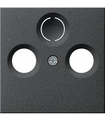 Накладка TV/FM/SAT розетки Gira System 55, антрацит 086928