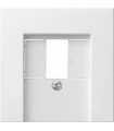 Накладка для TAE и USB без поля для надписи Gira System 55, белый 027627