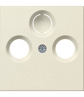 Накладка TV/FM/SAT розетки Gira System 55, кремовый глянец 086901