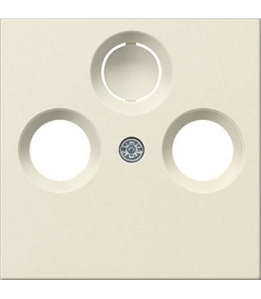Накладка TV/FM/SAT розетки Gira System 55, кремовый глянец 086901