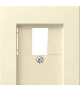 Накладка для TAE и USB без поля для надписи Gira System 55, кермовый глянец 027601