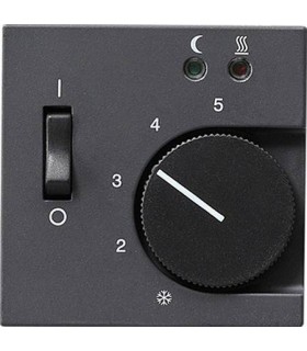Накладка регулятора теплого пола Gira System 55, антрацит 149428