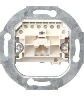 Механизм одинарной телефонной наклонной розетки (Rutenbeck) Gira 017900
