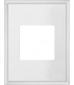 Рамка на 1 пост прямоугольная FEDE MARCO, white FD01611WH