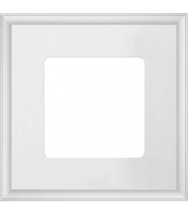 Рамка на 1 пост квадратная гор/верт FEDE MARCO, white FD01601WH