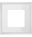 Рамка на 1 пост квадратная гор/верт FEDE MARCO, white FD01601WH
