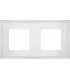 Рамка на 2 поста гор/верт FEDE MARCO, white FD01602WH