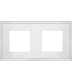 Рамка на 2 поста гор/верт FEDE MARCO, white FD01602WH