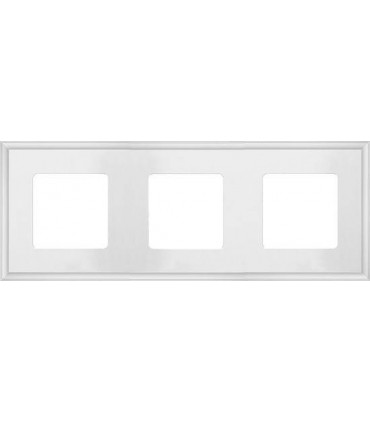 Рамка на 3 поста гор/верт FEDE MARCO, white FD01603WH