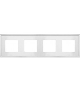 Рамка на 4 поста гор/верт FEDE MARCO, white FD01604WH