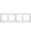 Рамка на 4 поста гор/верт FEDE MARCO, white FD01604WH