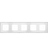 Рамка на 5 постов гор/верт FEDE MARCO, white FD01605WH