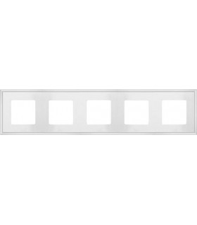 Рамка на 5 постов гор/верт FEDE MARCO, white FD01605WH