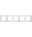 Рамка на 5 постов гор/верт FEDE MARCO, white FD01605WH