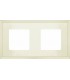Рамка на 2 поста гор/верт FEDE MARCO, beige FD01602BE
