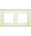 Рамка на 2 поста гор/верт FEDE MARCO, beige FD01602BE