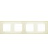 Рамка на 4 поста гор/верт FEDE MARCO, beige FD01604BE