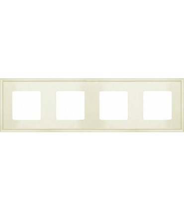 Рамка на 4 поста гор/верт FEDE MARCO, beige FD01604BE