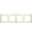 Рамка на 4 поста гор/верт FEDE MARCO, beige FD01604BE