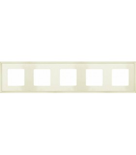 Рамка на 5 постов гор/верт FEDE MARCO, beige FD01605BE