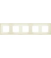 Рамка на 5 постов гор/верт FEDE MARCO, beige FD01605BE