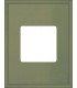Рамка на 1 пост прямоугольная гор/верт FEDE MARCO, green olive FD01611GO