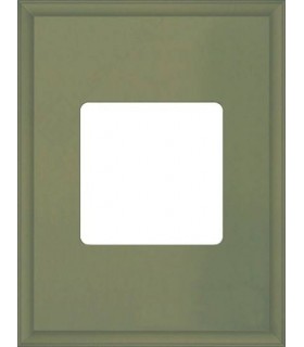 Рамка на 1 пост прямоугольная гор/верт FEDE MARCO, green olive FD01611GO