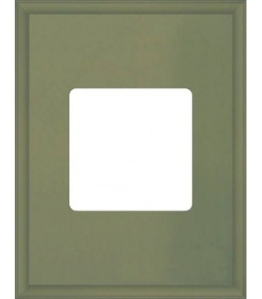 Рамка на 1 пост прямоугольная гор/верт FEDE MARCO, green olive FD01611GO