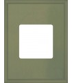 Рамка на 1 пост прямоугольная гор/верт FEDE MARCO, green olive FD01611GO