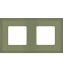 Рамка на 2 поста гор/верт FEDE MARCO, green olive FD01602GO