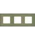 Рамка на 3 поста гор/верт FEDE MARCO, green olive FD01603GO