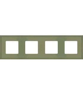 Рамка на 4 поста гор/верт FEDE MARCO, green olive FD01604GO