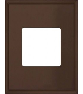 Рамка на 1 пост прямоугольная гор/верт FEDE MARCO, moka FD01611MK